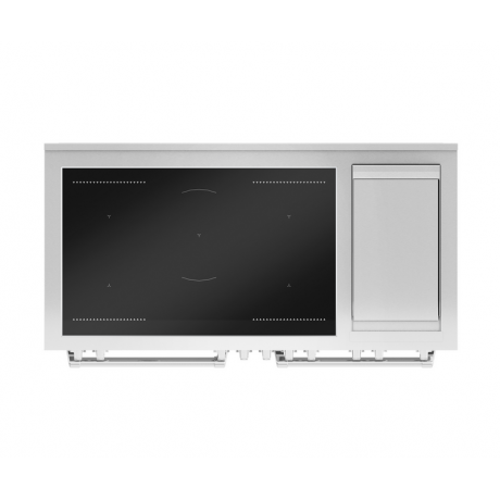 BERTAZZONI MAS125I2EXT Ηλεκτρική Κουζίνα Inox με Επαγωγικές Εστίες και grill Teppanyaki